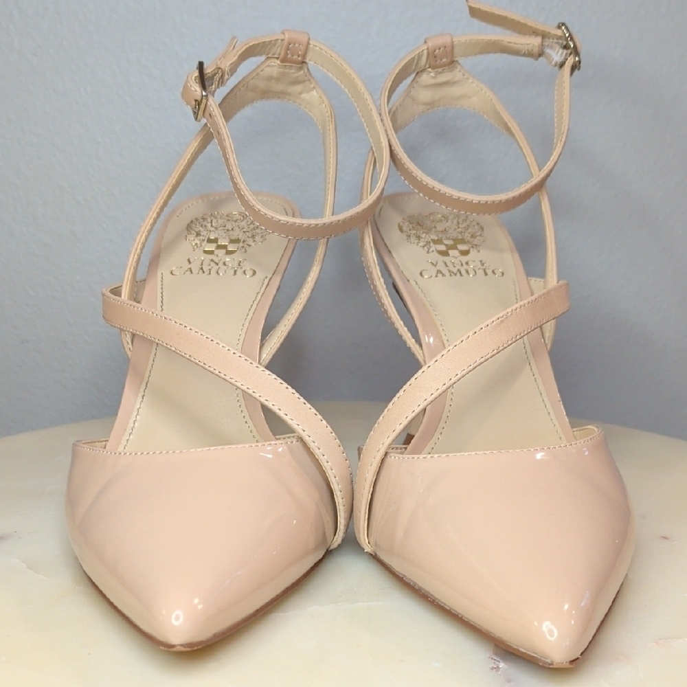 Nude Vince Camuto VP CHELLIE Strappy Heels